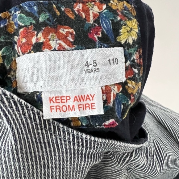 Zara Girls Overall Pinstripe Dress - Picture 3 of 6